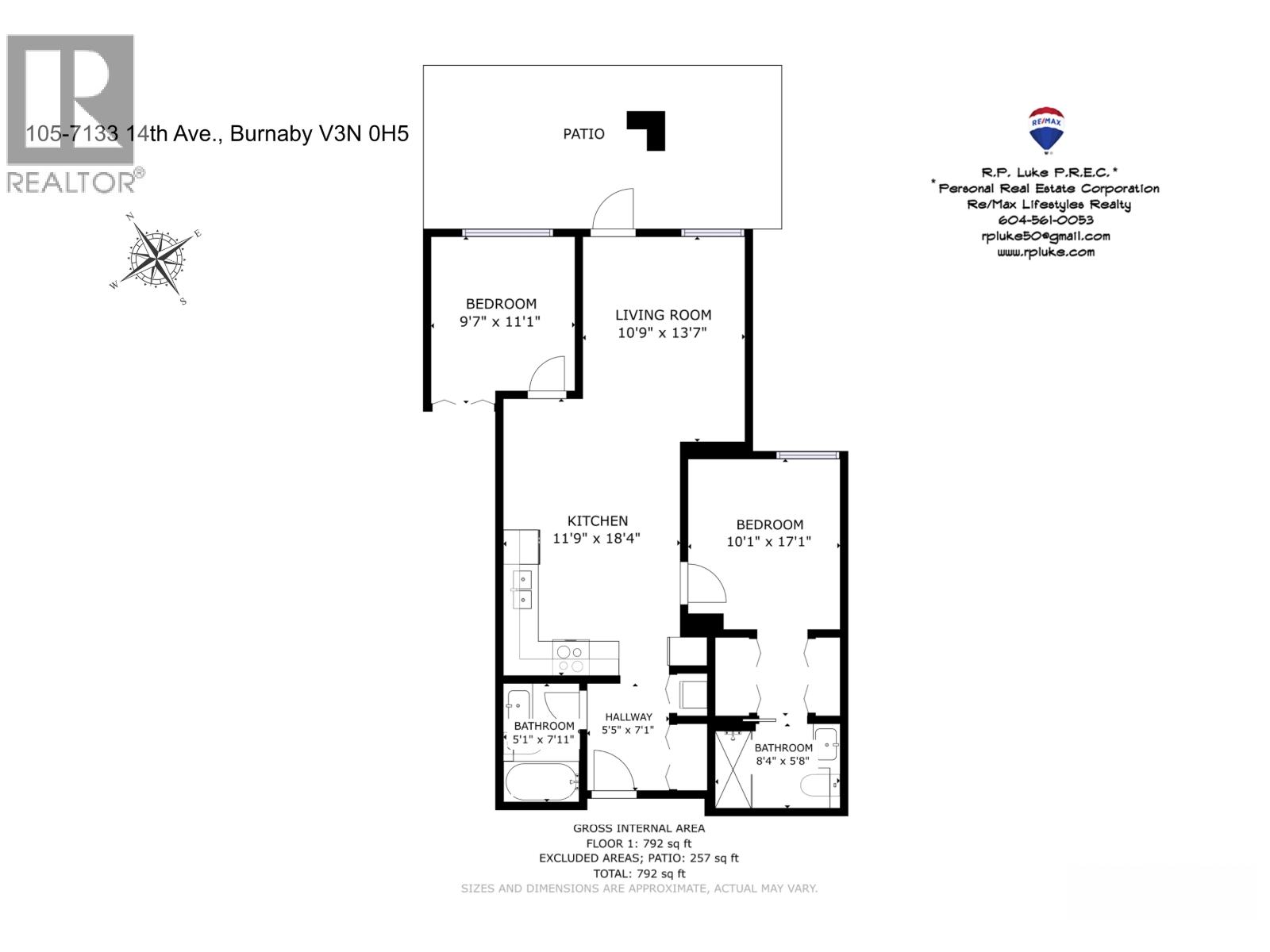 105 7133 14th Avenue, Burnaby, British Columbia V3N 0H5 - Photo 32 - R3153072