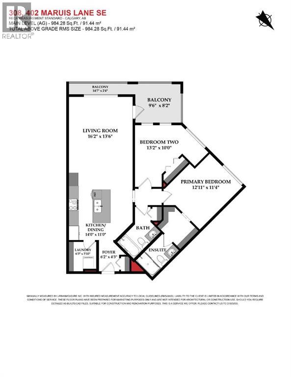308, 402 Marquis Lane SE, Calgary, Alberta  T3M 2G7 - Photo 4 - A2326289