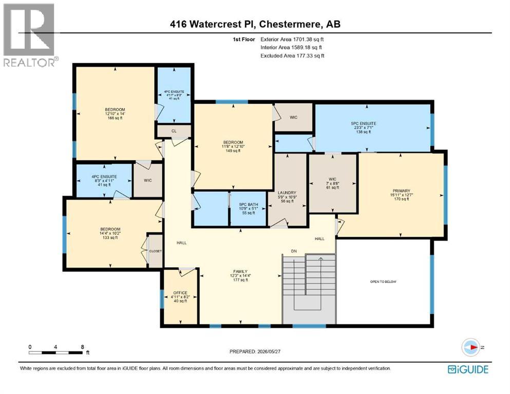 416 Watercrest Place, Chestermere, Alberta  T1X 2Y7 - Photo 43 - A2326532