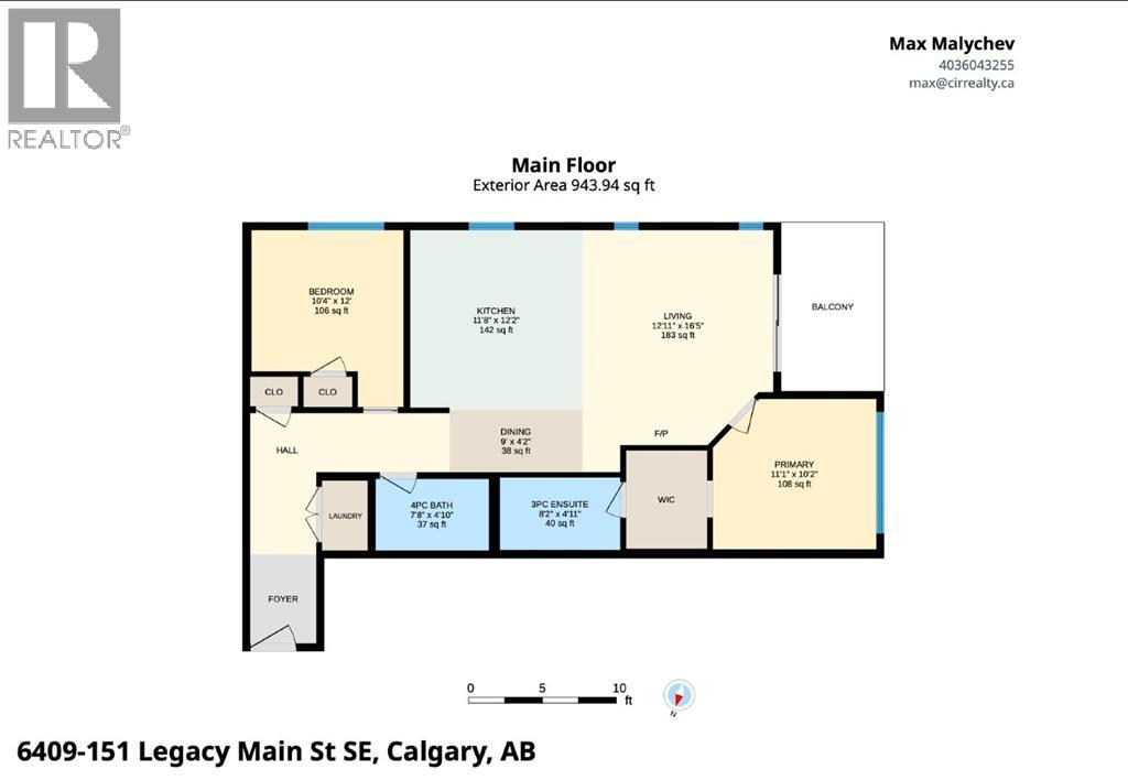 6409, 151 Legacy Main Street SE, Calgary, Alberta  T2X 4A4 - Photo 31 - A2335106