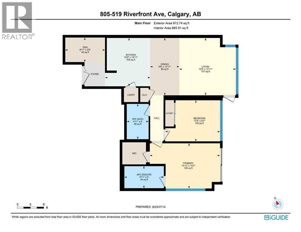 805, 519 Riverfront Avenue Se, Calgary, Alberta  T2G 1K6 - Photo 2 - A2329363