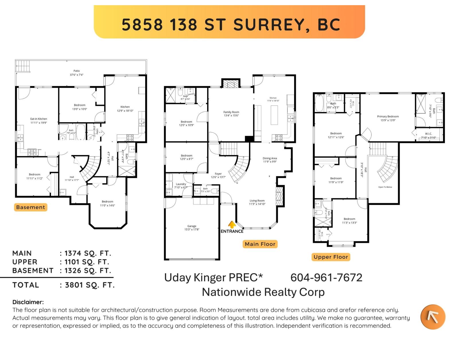 5858 138 Street, Surrey, British Columbia  V3X 3P3 - Photo 2 - R3153385