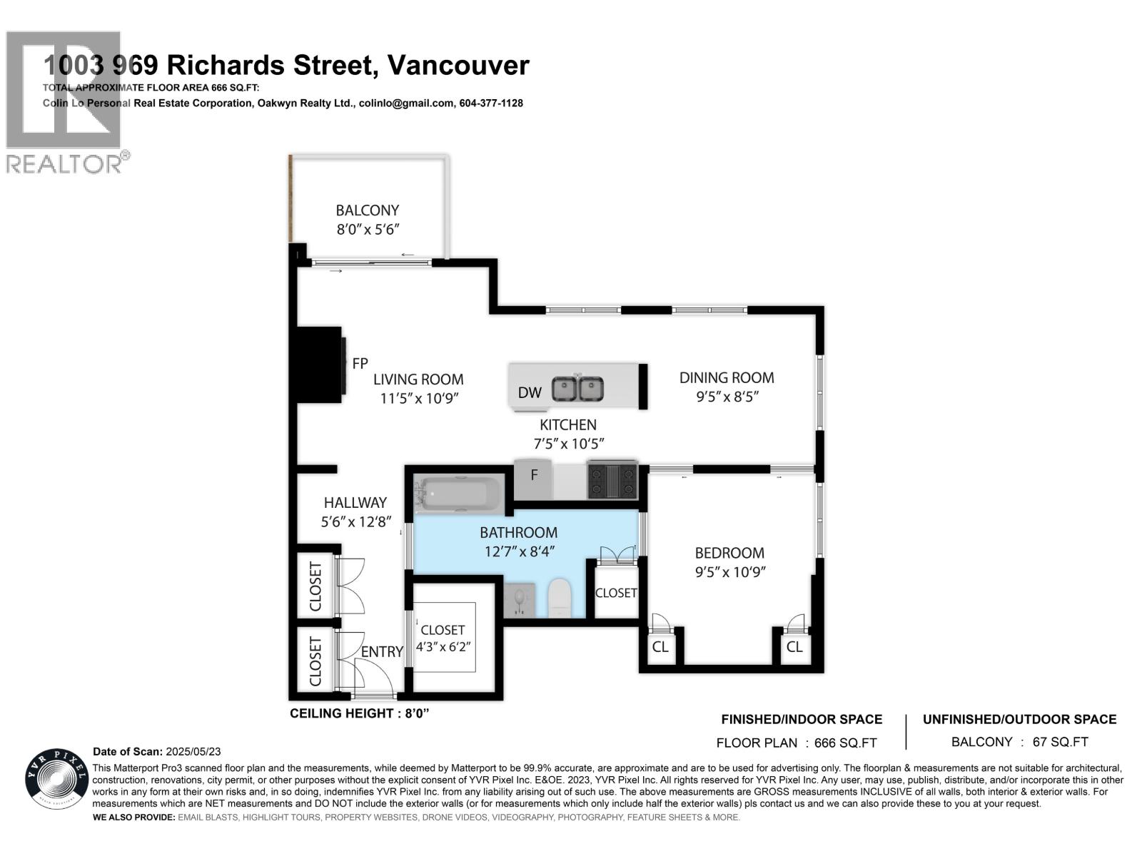 1003 969 Richards Street, Vancouver, British Columbia V6B 1A8 - Photo 4 - R3153529