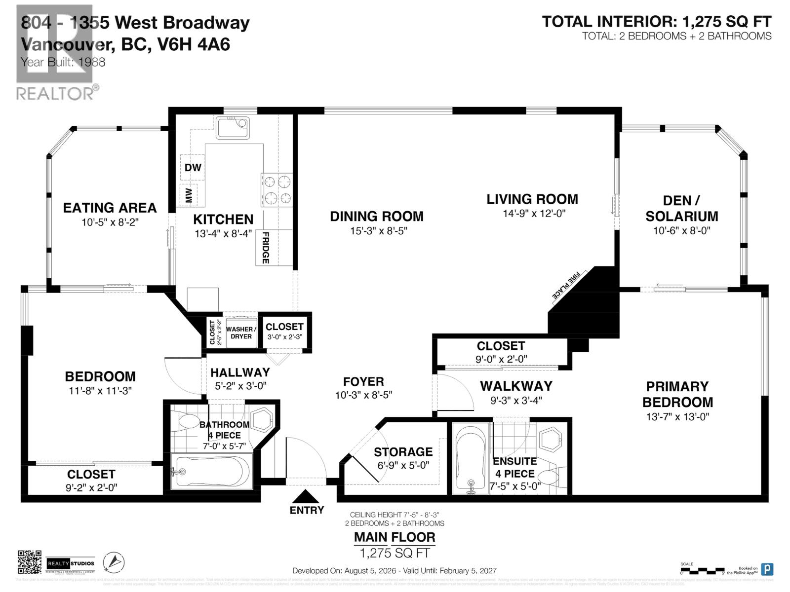 804 1355 W Broadway, Vancouver, British Columbia V6H 1G8 - Photo 27 - R3153305