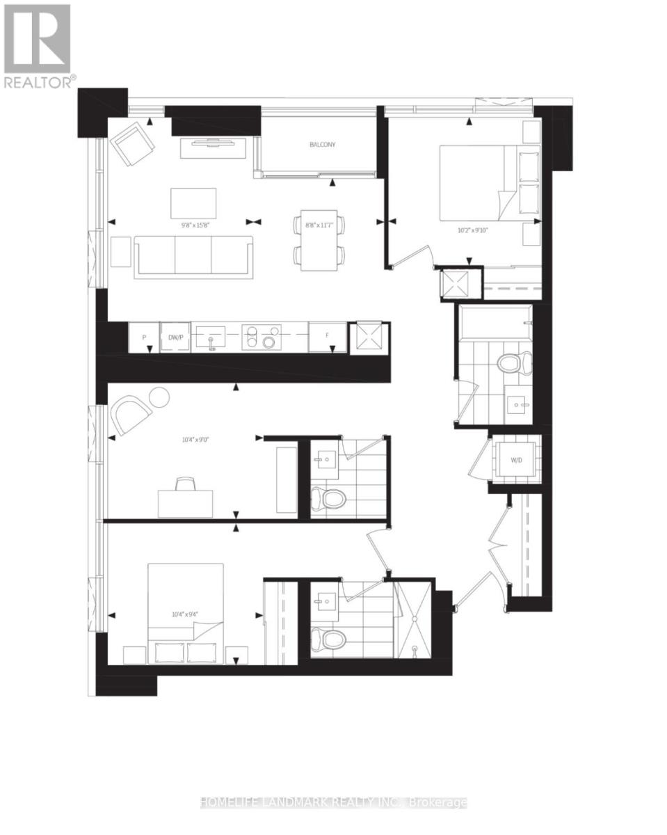 3904 - 609 Sherbourne Street, Toronto, Ontario  M4X 0A4 - Photo 9 - C13648194