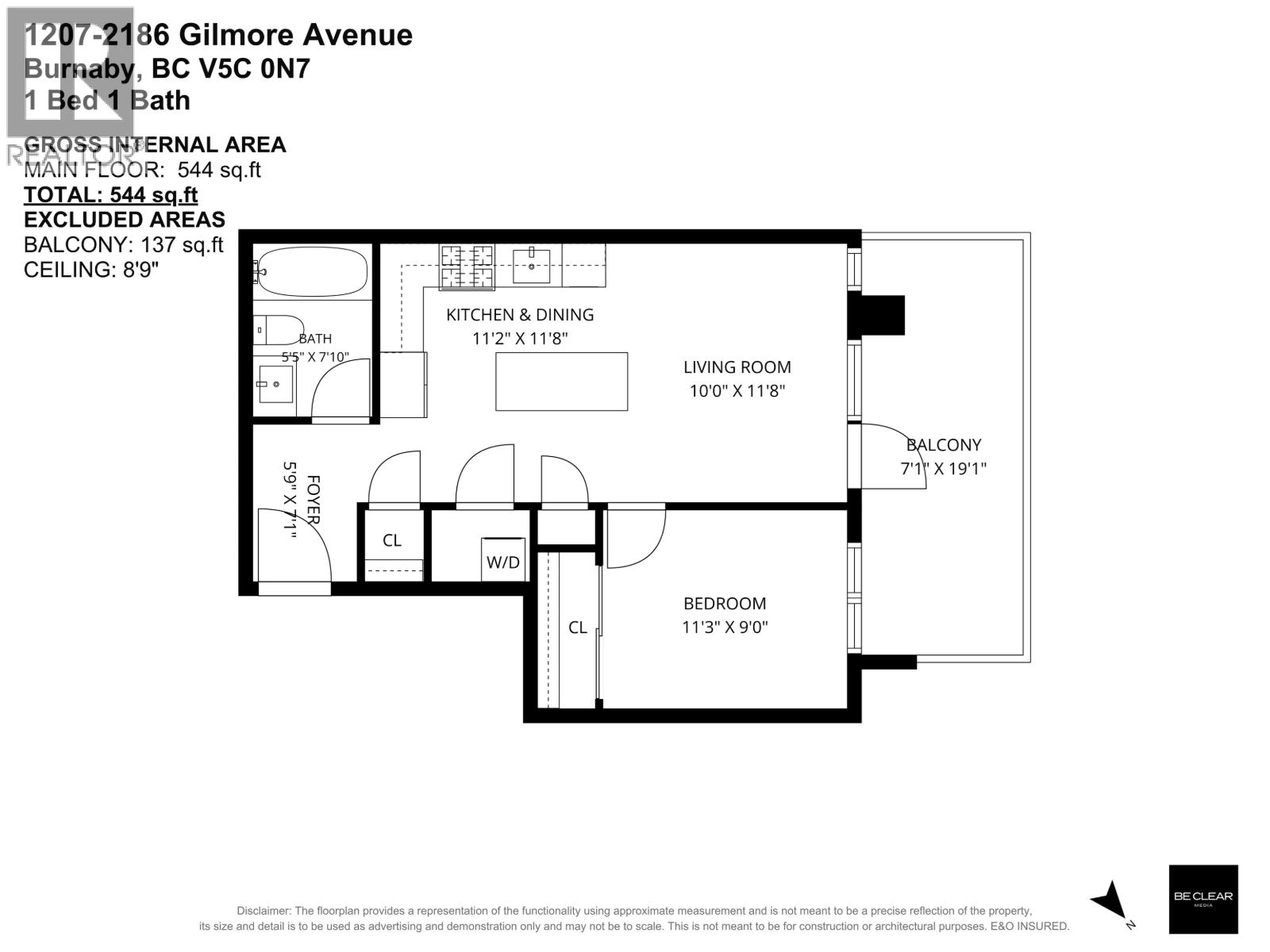 1207 2186 Gilmore Avenue, Burnaby, British Columbia V5C 0N7 - Photo 17 - R3153626