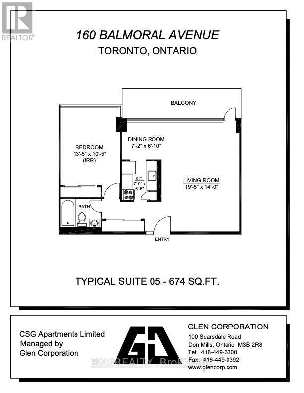 905 - 160 Balmoral Avenue, Toronto, Ontario  M4V 1J7 - Photo 3 - C13649880