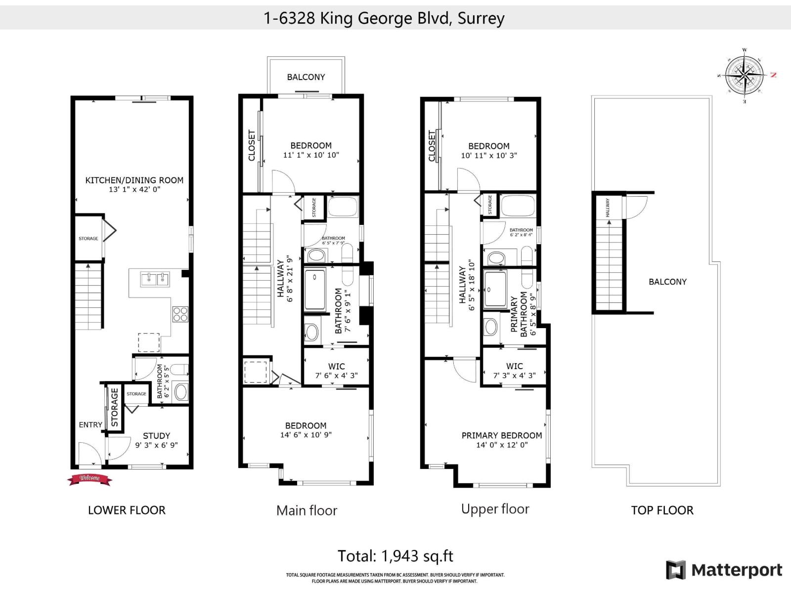 1 6328 King George Boulevard, Surrey, British Columbia  V3X 0L4 - Photo 12 - R3153605