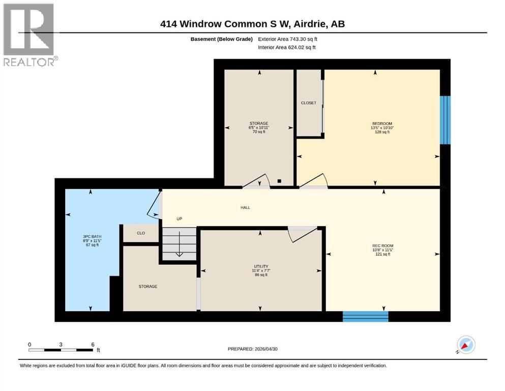 414 Windrow Common SW, Airdrie, Alberta  T4B 4K4 - Photo 41 - A2335105