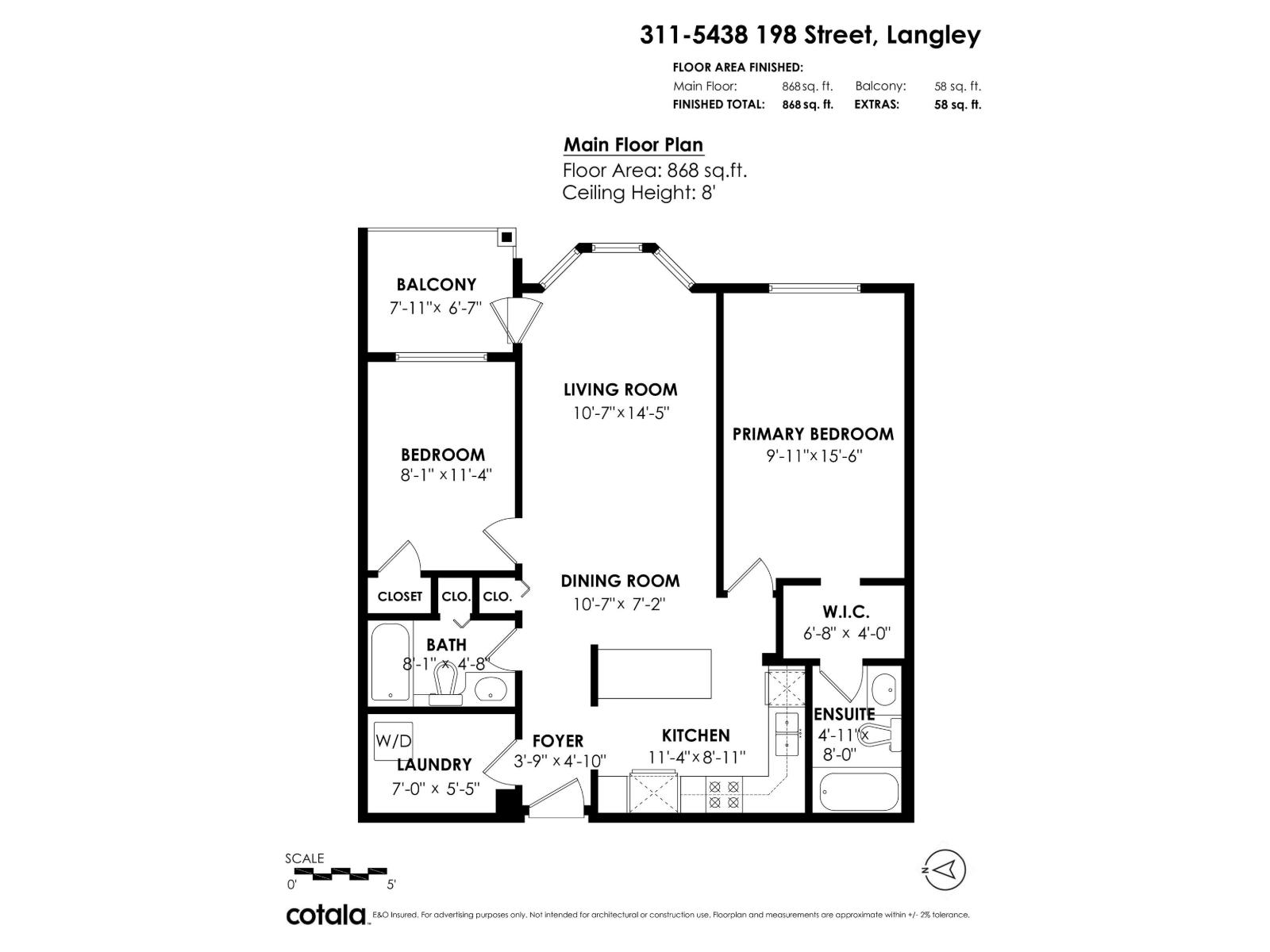311 5438 198 Street, Langley, British Columbia  V3A 1G2 - Photo 34 - R3153756