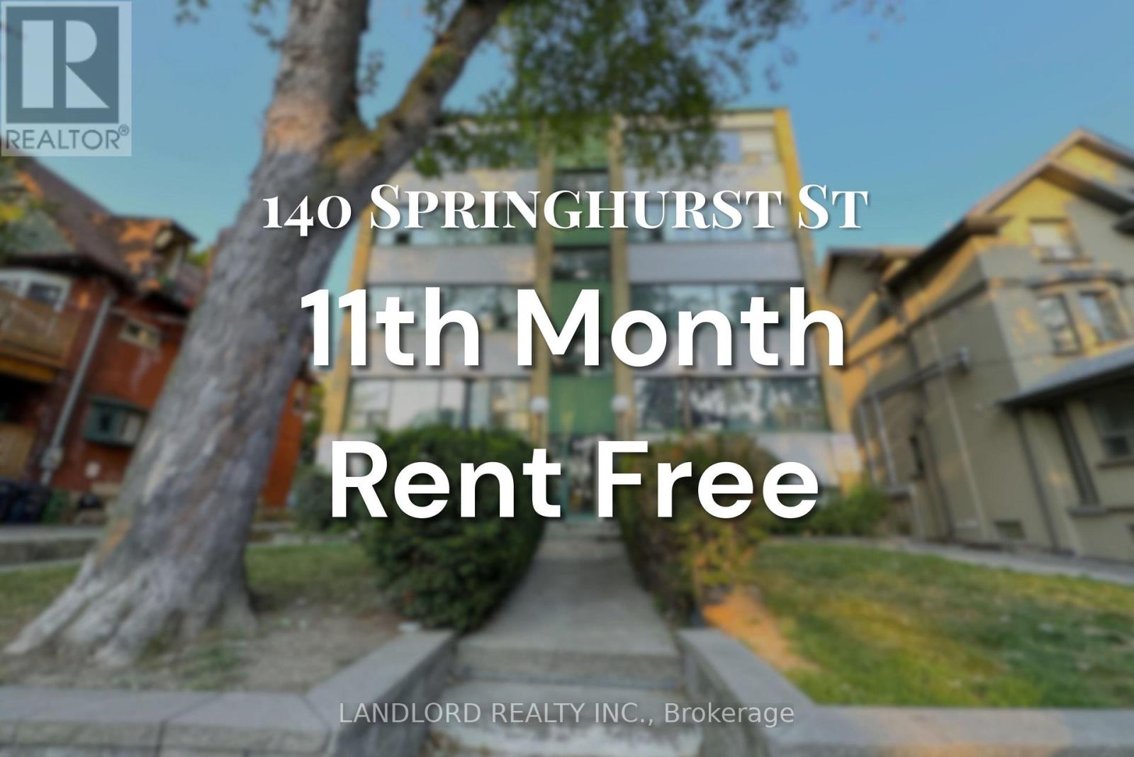 1 - 140 SPRINGHURST AVENUE, toronto (south parkdale), Ontario