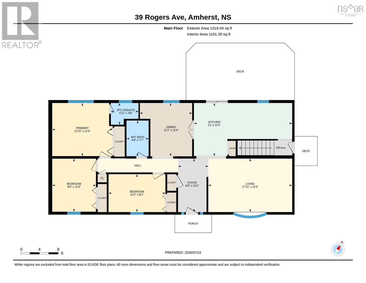 39 Rogers Avenue, Amherst, Nova Scotia  B4H 2J7 - Photo 3 - 202618633