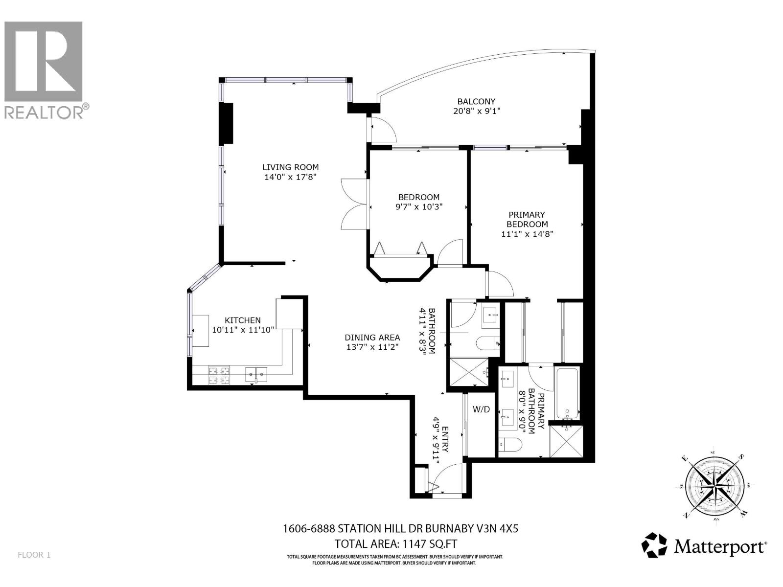 1606 6888 Station Hill Drive, Burnaby, British Columbia  V3N 4X5 - Photo 34 - R3110978