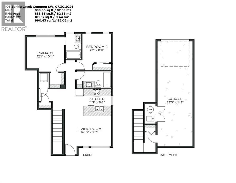 103 Spring Creek Common SW, Calgary, Alberta  T3H 6E2 - Photo 22 - A2334087