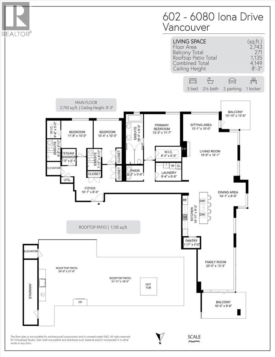602 6080 Iona Drive, Vancouver, British Columbia  V6T 0A4 - Photo 38 - R3154519
