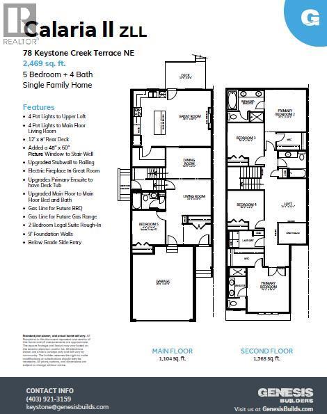 78 Keystone Creek Terrace NE, Calgary, Alberta  T3P 2T6 - Photo 13 - A2329762