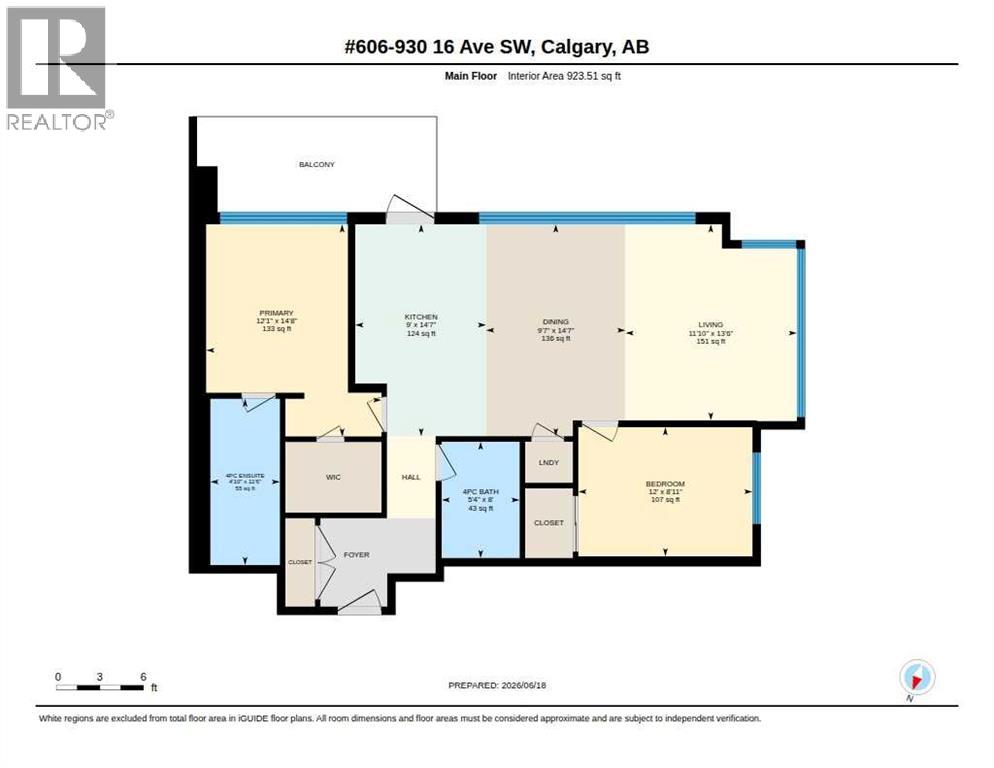606, 930 16 Avenue SW, Calgary, Alberta  T2R 1C2 - Photo 44 - A2322251