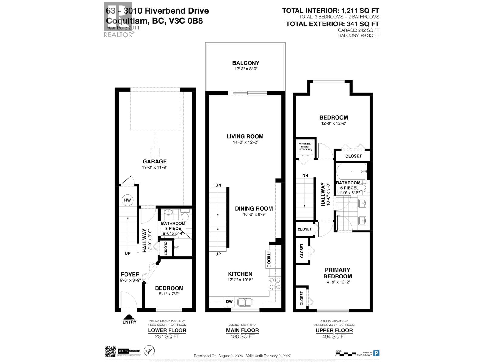 63 3010 Riverbend Drive, Coquitlam, British Columbia  V3C 0B8 - Photo 23 - R3154656