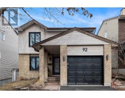 92 GILLESPIE CRESCENT, Ottawa, Ontario