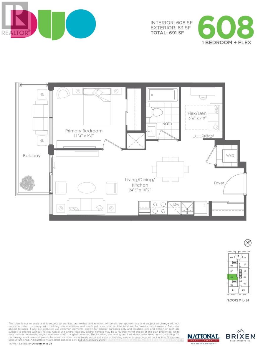 2406 - 260 Malta Avenue, Brampton, Ontario  L6Y 6L7 - Photo 10 - W13664416