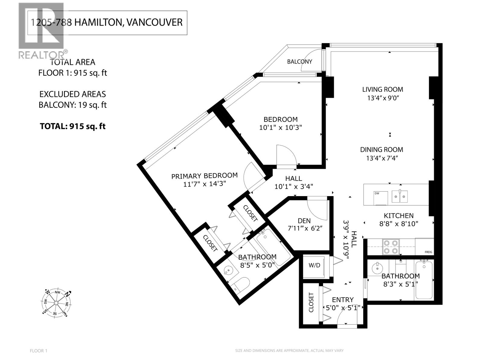 1205 788 Hamilton Street, Vancouver, British Columbia  V6B 0E9 - Photo 24 - R3154953