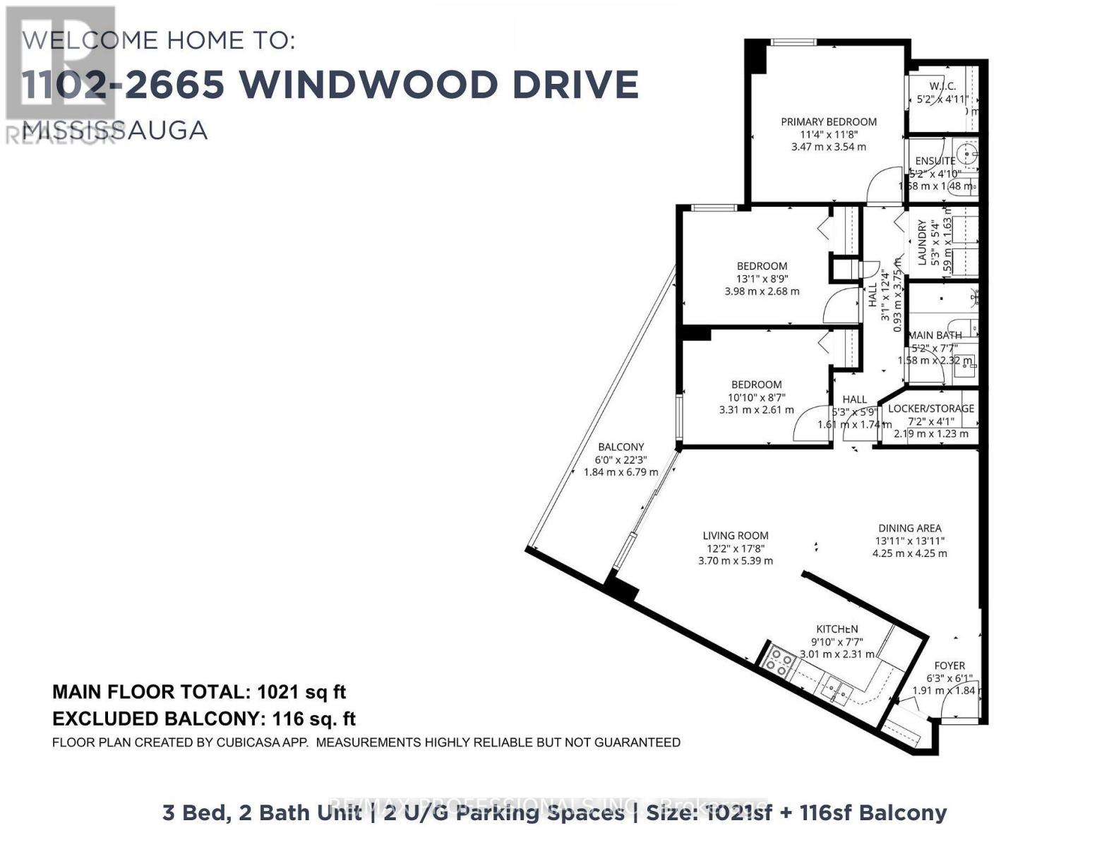 1102 - 2665 Windwood Drive, Mississauga, Ontario L5N 2P2 - Photo 4 - W13664786