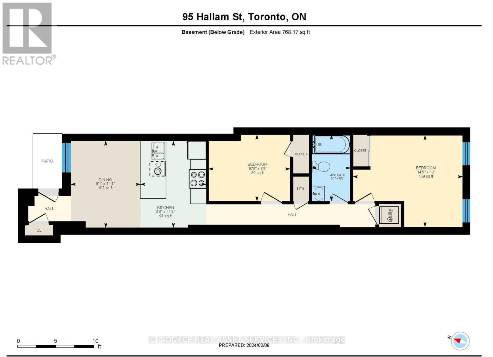 Lower Unit (Unit #1) - 95 Hallam Street, Toronto, Ontario  M6H 1W7 - Photo 10 - W13665300
