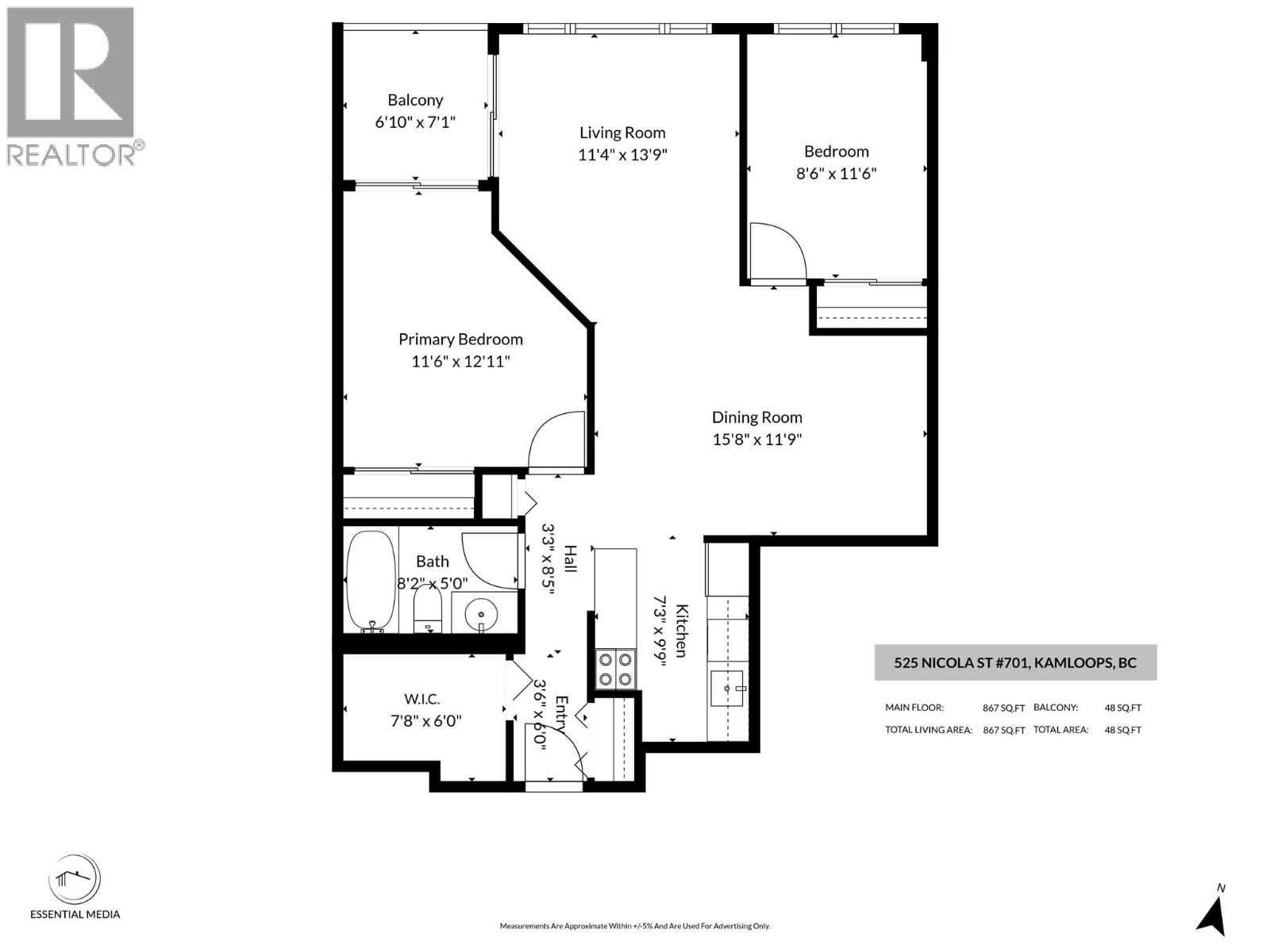 525 Nicola Street Unit# 701, Kamloops, British Columbia  V2C 6J5 - Photo 23 - 10395757