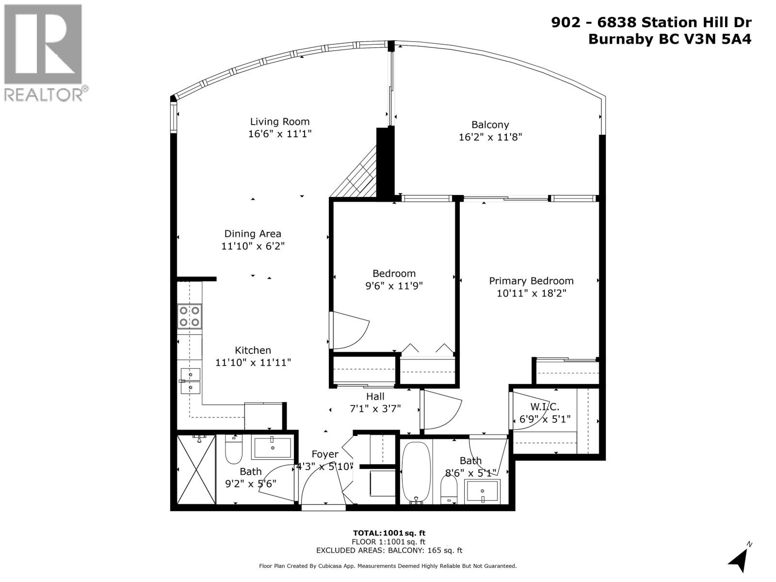 902 6838 Station Hill Drive, Burnaby, British Columbia  V3N 5A4 - Photo 7 - R3132945