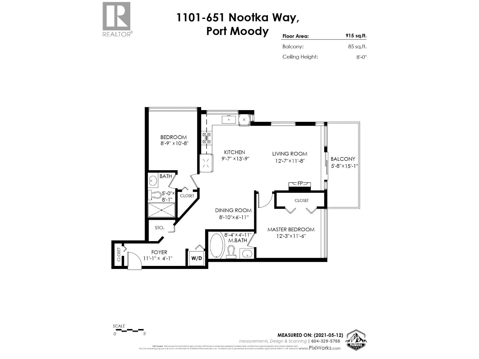1101 651 Nootka Way, Port Moody, British Columbia  V3H 0A1 - Photo 18 - R3155116
