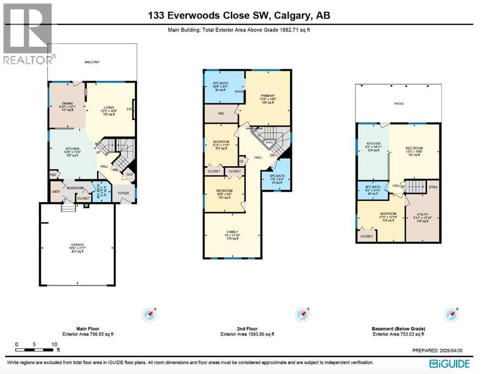 133 Everwoods Close SW, Calgary, Alberta  T2Y 5A6 - Photo 40 - A2326136