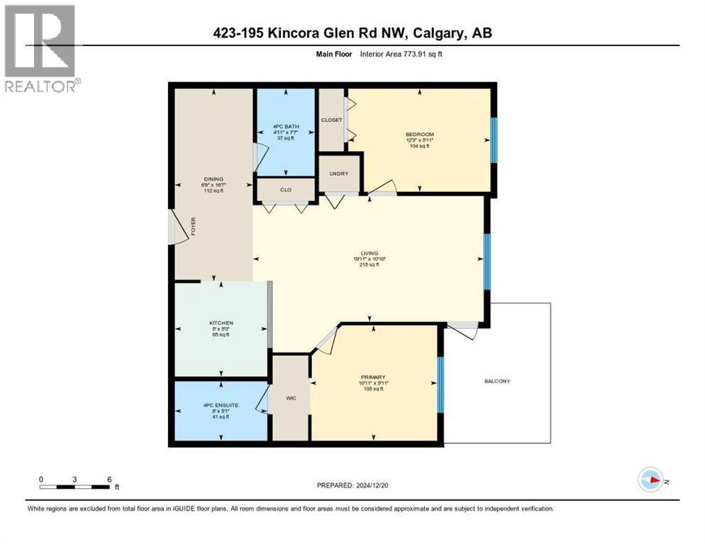 423, 195 Kincora Glen Road NW, Calgary, Alberta  T3R 0S3 - Photo 6 - A2329730