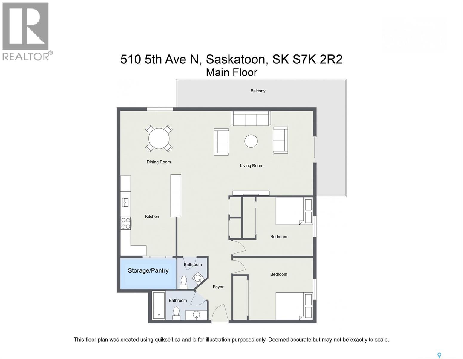 1104 510 5th Avenue N, Saskatoon, Saskatchewan  S7K 2R2 - Photo 10 - SK045488