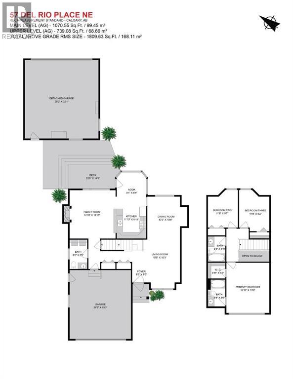 57 Del Rio Place NE, Calgary, Alberta  T1Y 6N3 - Photo 2 - A2319494