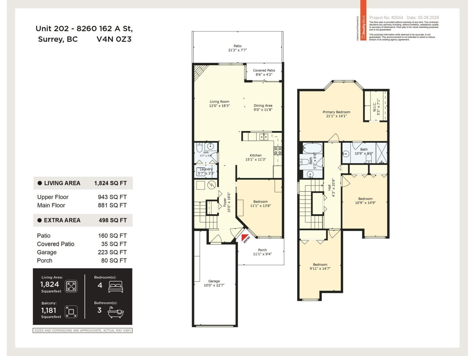 202 8260 162a Street, Surrey, British Columbia  V4N 0P6 - Photo 23 - R3153565