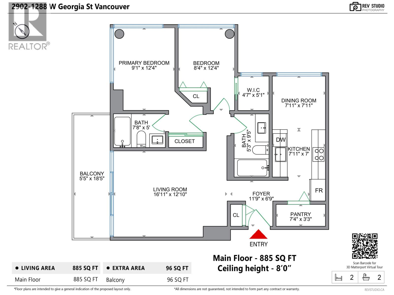 2902 1288 W Georgia Street, Vancouver, British Columbia  V6E 4R3 - Photo 40 - R3154447