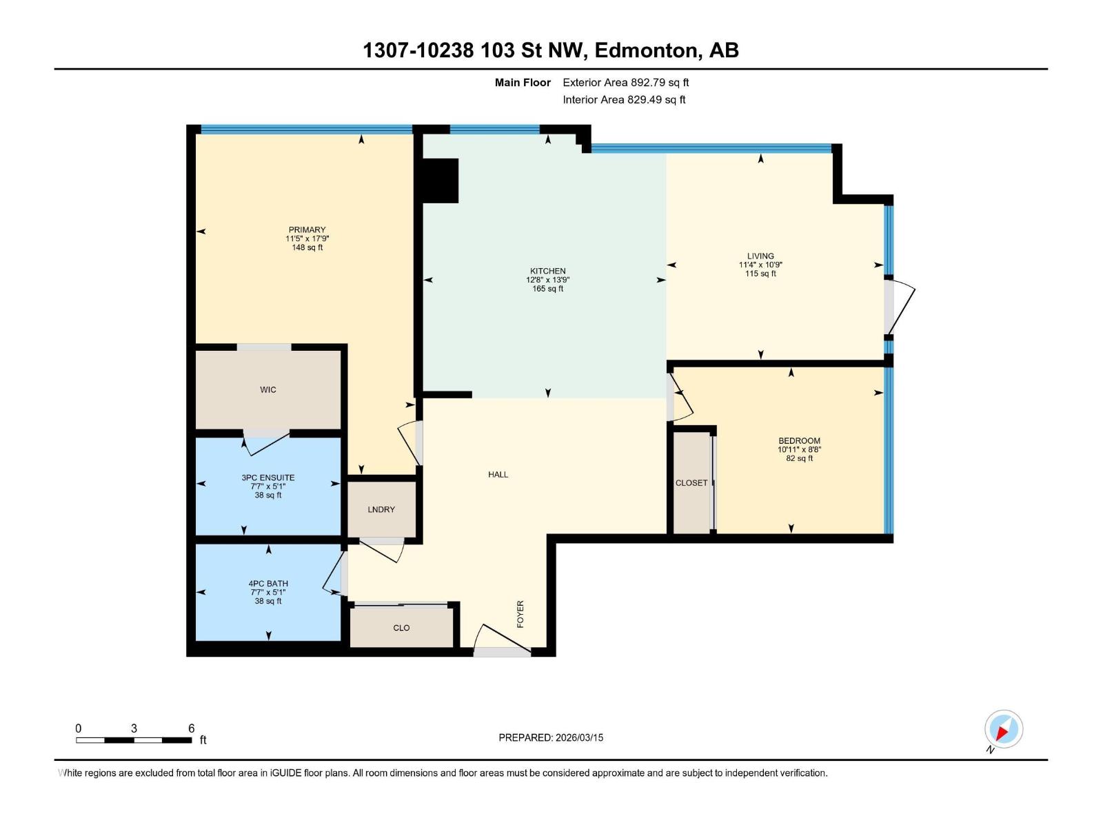 #1307 10238 103 St Nw, Edmonton, Alberta  T5J 0G6 - Photo 28 - E4503708