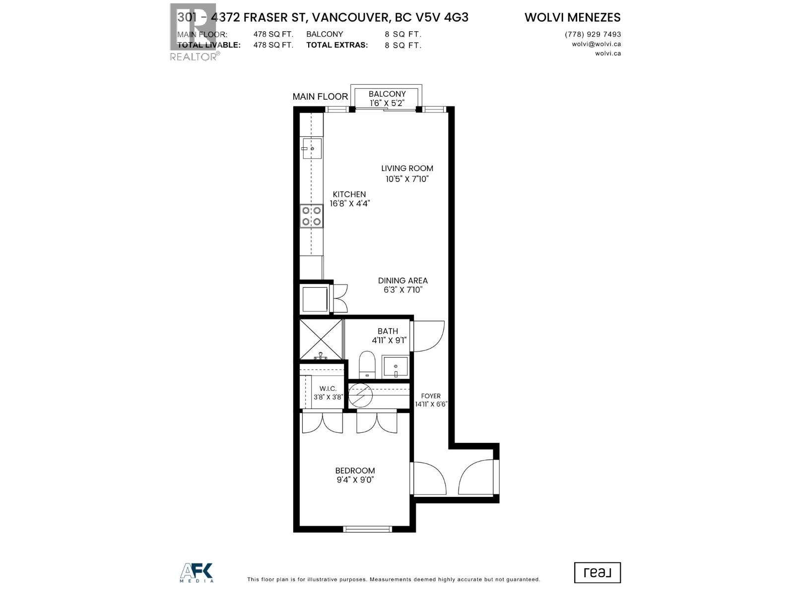 301 4372 Fraser Street, Vancouver, British Columbia  V5V 4G3 - Photo 25 - R3155954