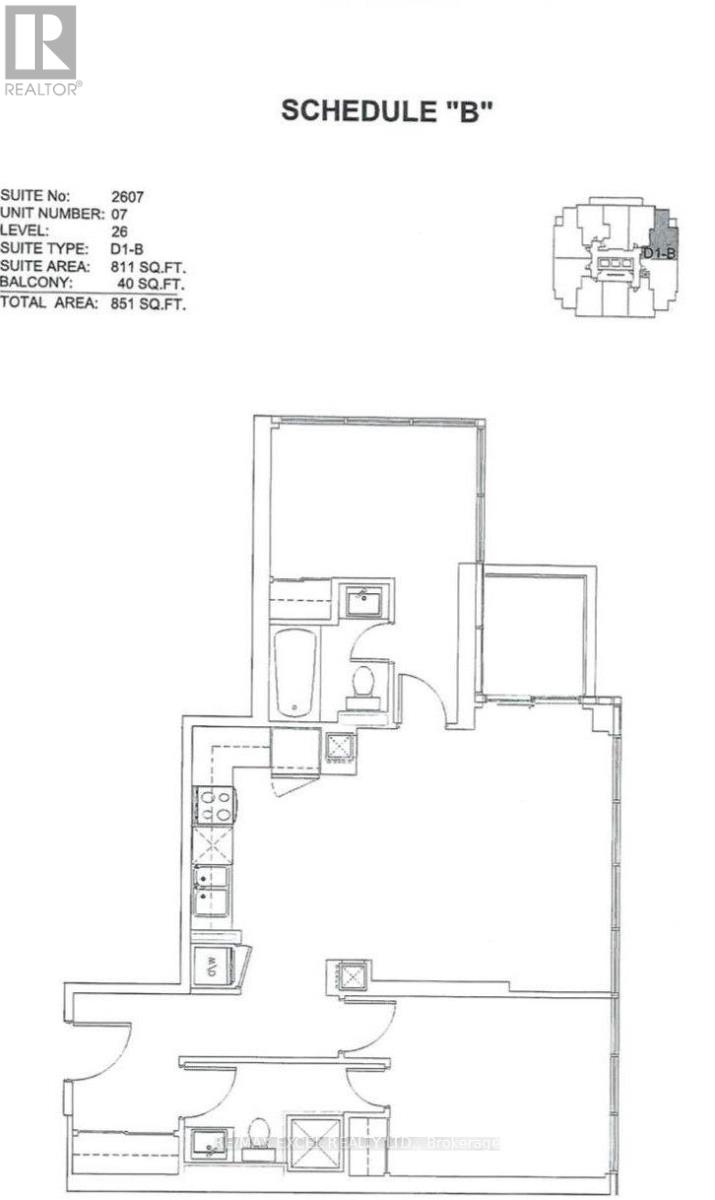 2607 - 2908 Highway 7 Road, Vaughan, Ontario  L4K 1V5 - Photo 2 - N13444822