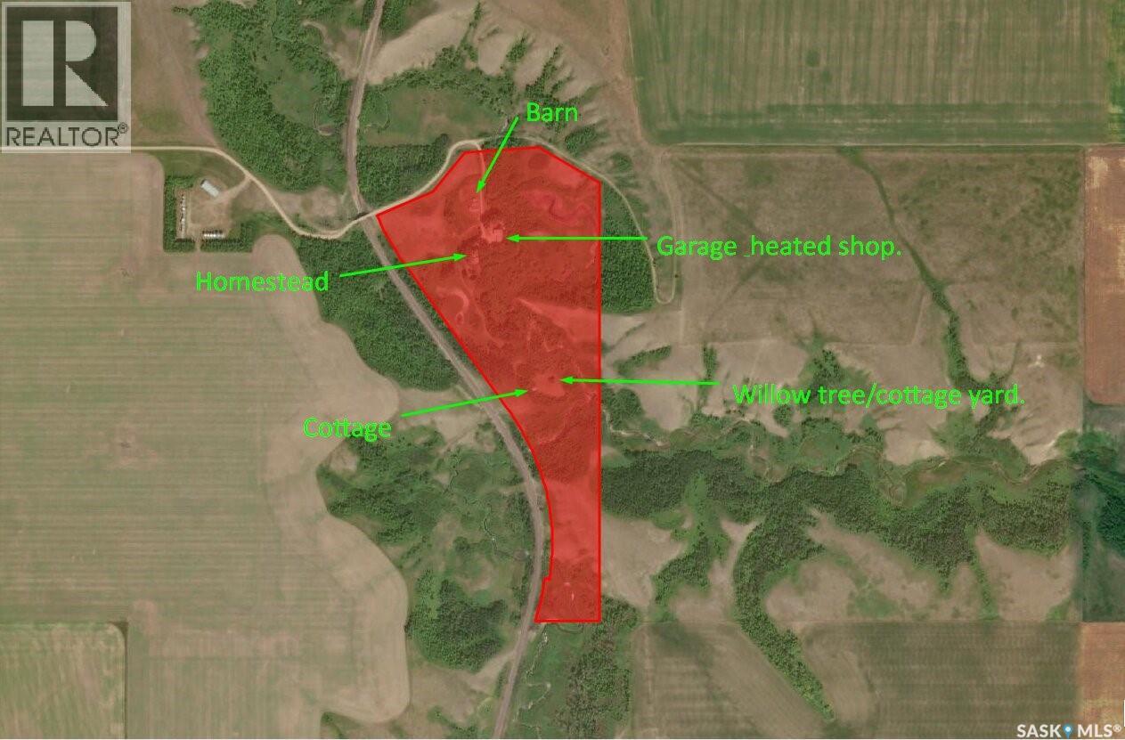 Flying Creek Homestead - 38.31 Acres, Lumsden Rm No. 189, Saskatchewan  S0G 3C0 - Photo 2 - SK045331