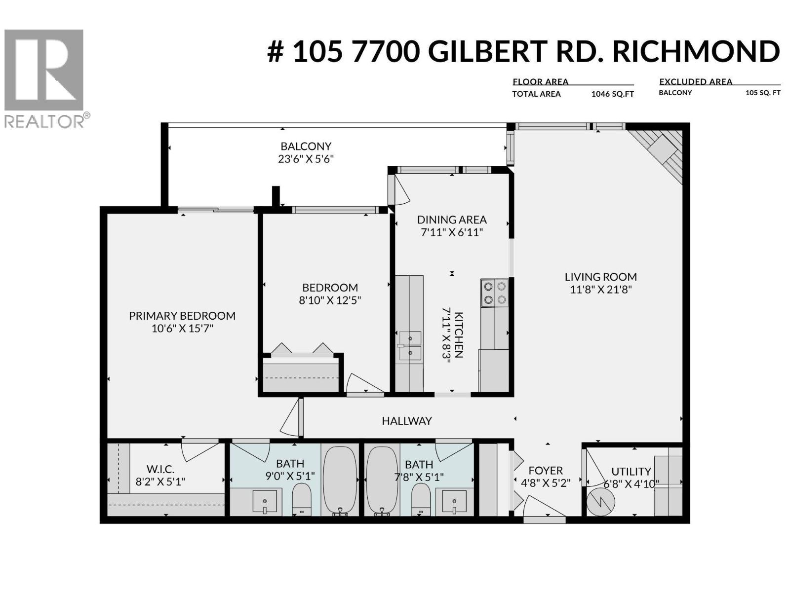 105 7700 Gilbert Road, Richmond, British Columbia  V7C 3W2 - Photo 22 - R3139536