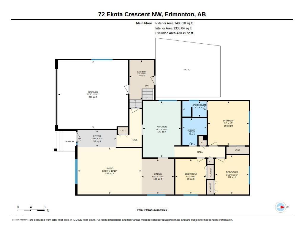72 Ekota Cr Nw Nw, Edmonton, Alberta  T6K 2J7 - Photo 62 - E4504117
