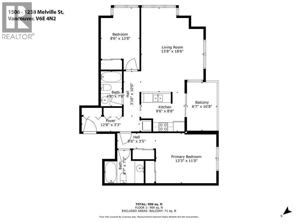1506 1238 Melville Street, Vancouver, British Columbia  V6E 4N2 - Photo 31 - R3138620