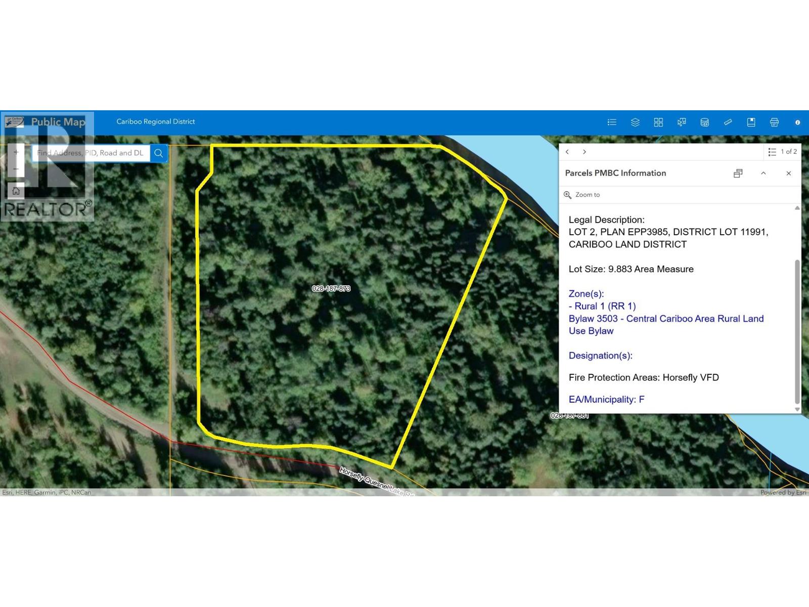 Lot 2 Dl11991 Horsefly-Quesnel Lake Road, Horsefly, British Columbia  V0L 1L0 - Photo 2 - R3156155