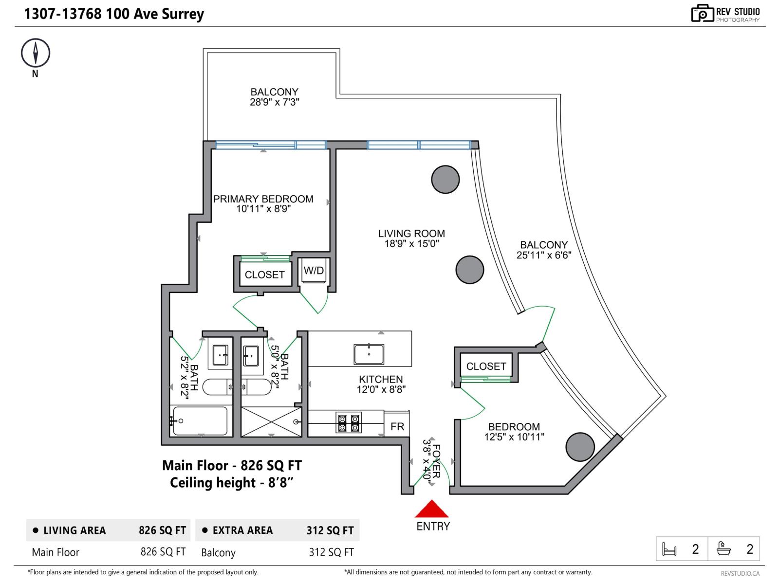 1307 13768 100 Avenue, Surrey, British Columbia  V3T 0V2 - Photo 12 - R3150832