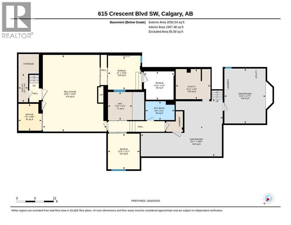 615 Crescent Boulevard SW, Calgary, Alberta  T2S 1K8 - Photo 49 - A2324309