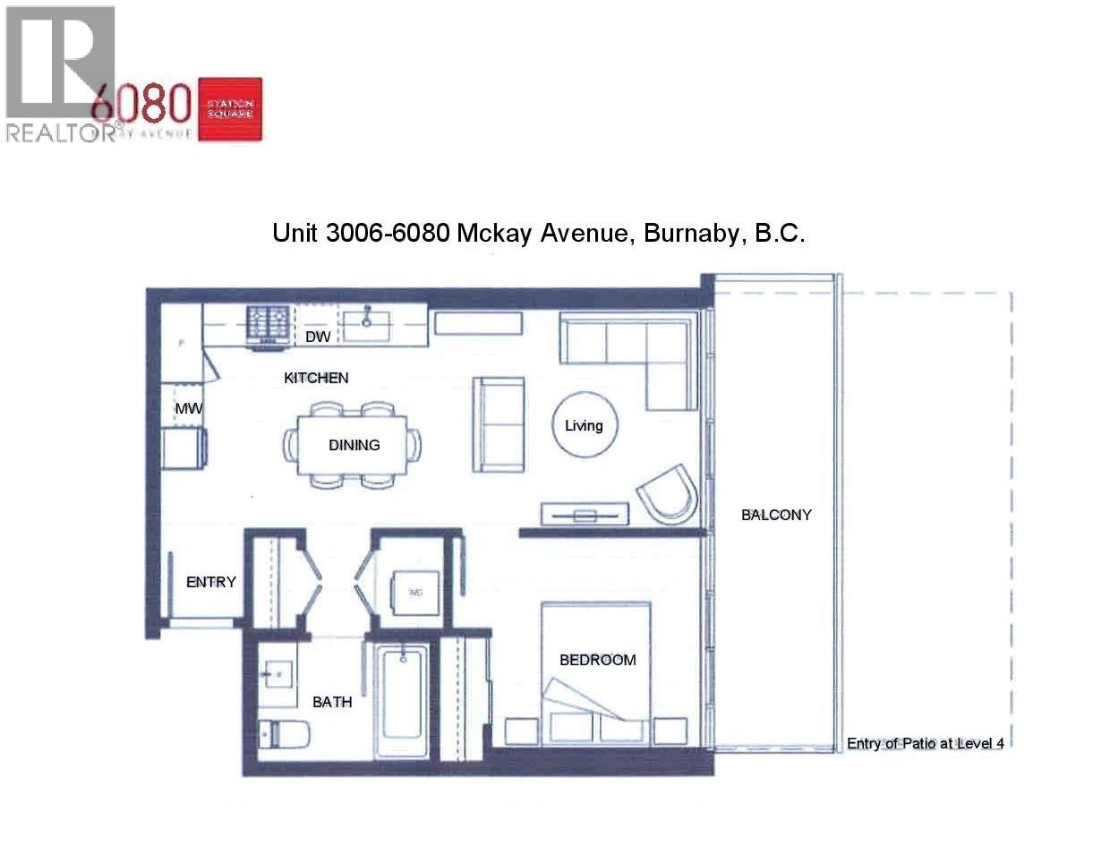 3006 6080 Mckay Avenue, Burnaby, British Columbia  V5H 0J4 - Photo 1 - R3156261