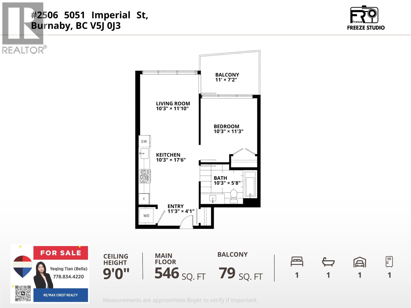 2506 5051 Imperial Street, Burnaby, British Columbia  V5J 0J3 - Photo 14 - R3156320
