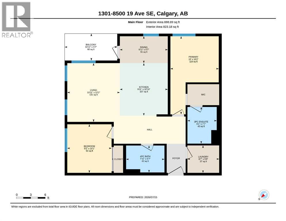 1301, 8500 19 Avenue, Calgary, Alberta  T2A 0M8 - Photo 37 - A2334200
