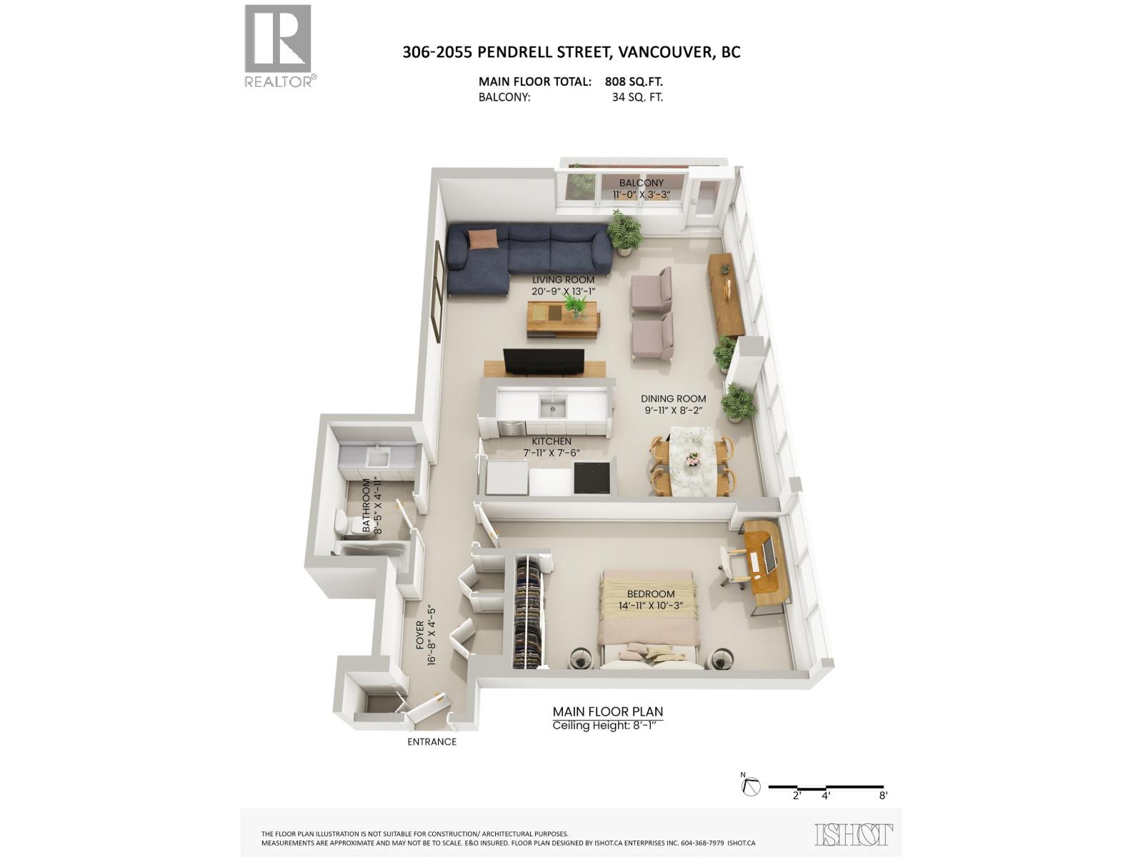 306 2055 Pendrell Street, Vancouver, British Columbia V6G 1T9 - Photo 26 - R3152470